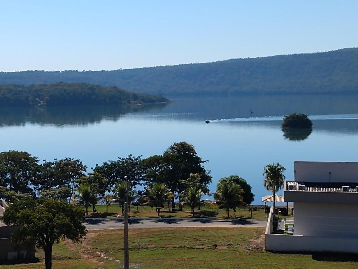 Enseada Nautico Apart Flat I Vista Para O Lago Corumba Калдас Новас Екстериор снимка
